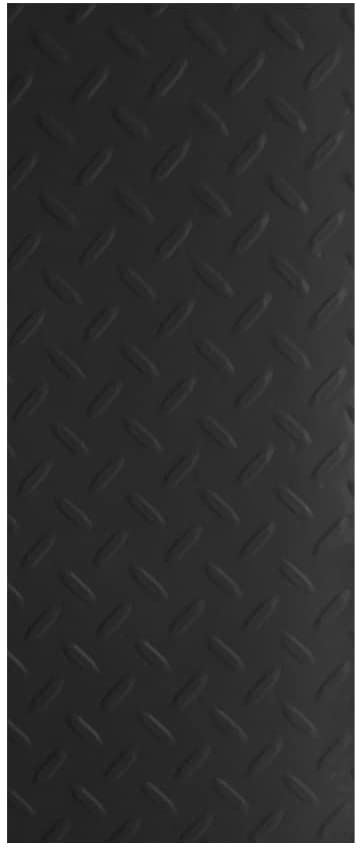 Black undersink mat with diamond plate pattern