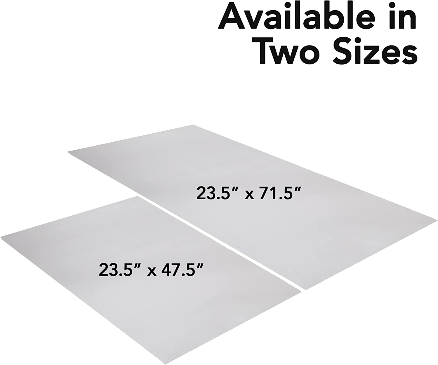 Resilia Work Bench Mat - 23.5 Inches x 47.5 Inches, Black - Easy-to-Clean Scratch Resistant Vinyl - Garage Workbench or Table Storage - Tool Station