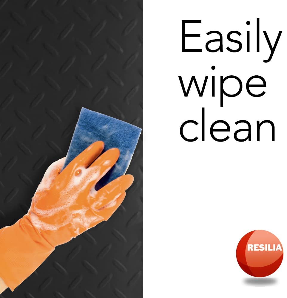 Easily wipe clean the vinyl with soap, water and a sponge