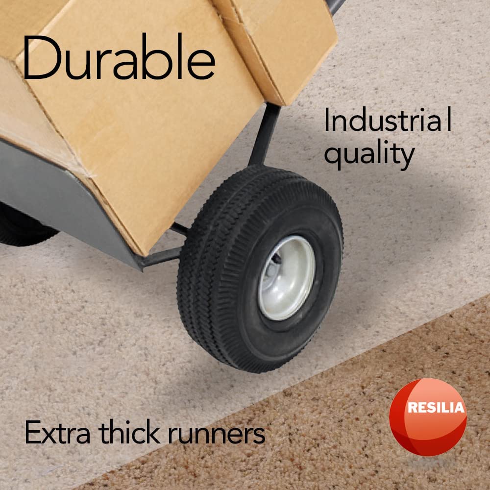 Dollie rolling on extra thick and durable runner. Industrial quality