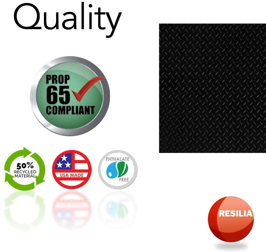 Quality made product that's Prop 65 compliant, 50% recycled material, USA made and Phthalate free