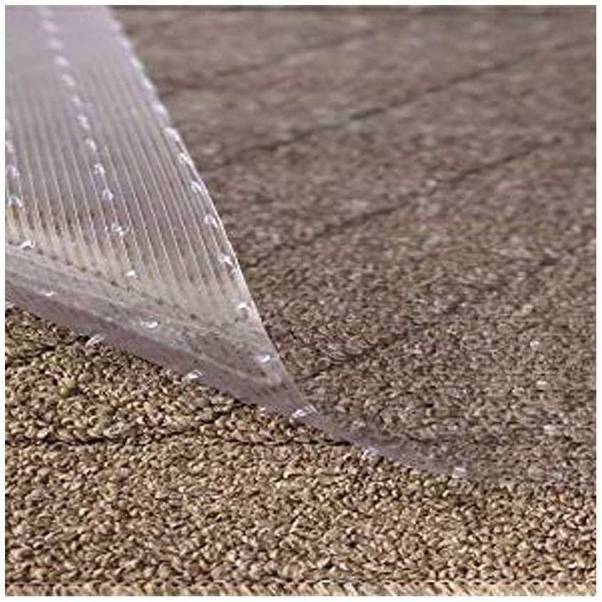 Deep Pile Carpet Floor Runner: Clear