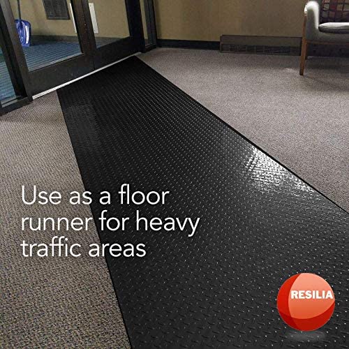 Use the utility runner as a floor runner for heavy traffic areas