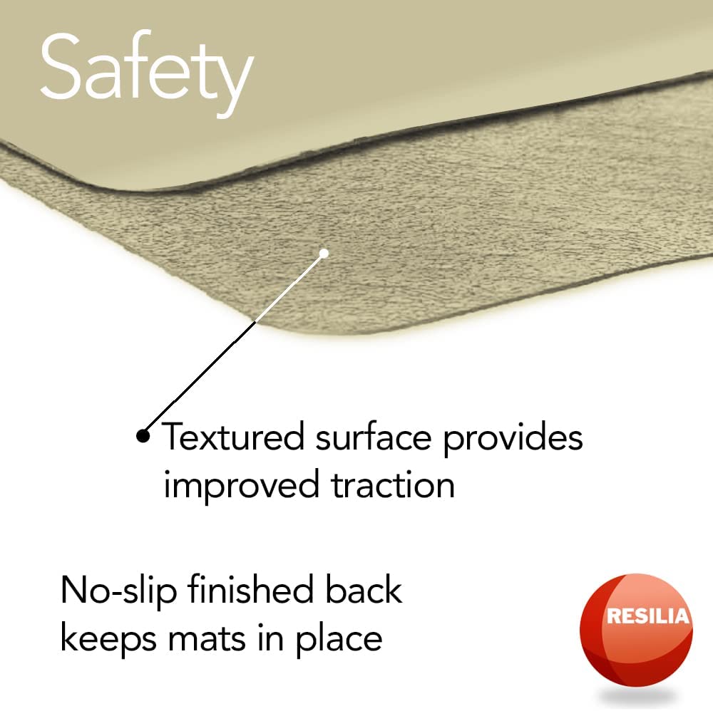 Grill mat is safe. Non-skid textured back reduces mat slipping. Diamond plate surface provides improved traction