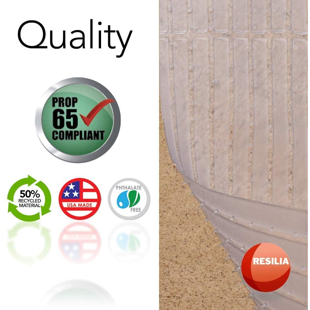 Quality made product that's Prop 65 compliant, 50% recycled material, USA made and Phthalate free