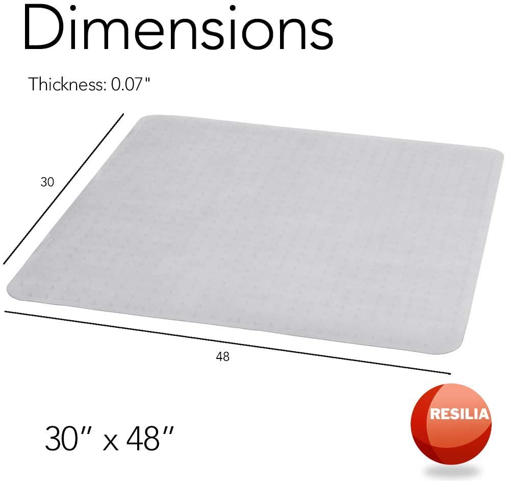 Desk Chair Mat dimensions and a thickness of 0.07