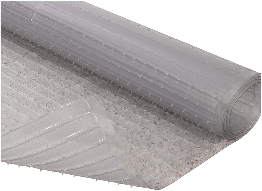 Deep Pile Carpet Floor Runner: Clear