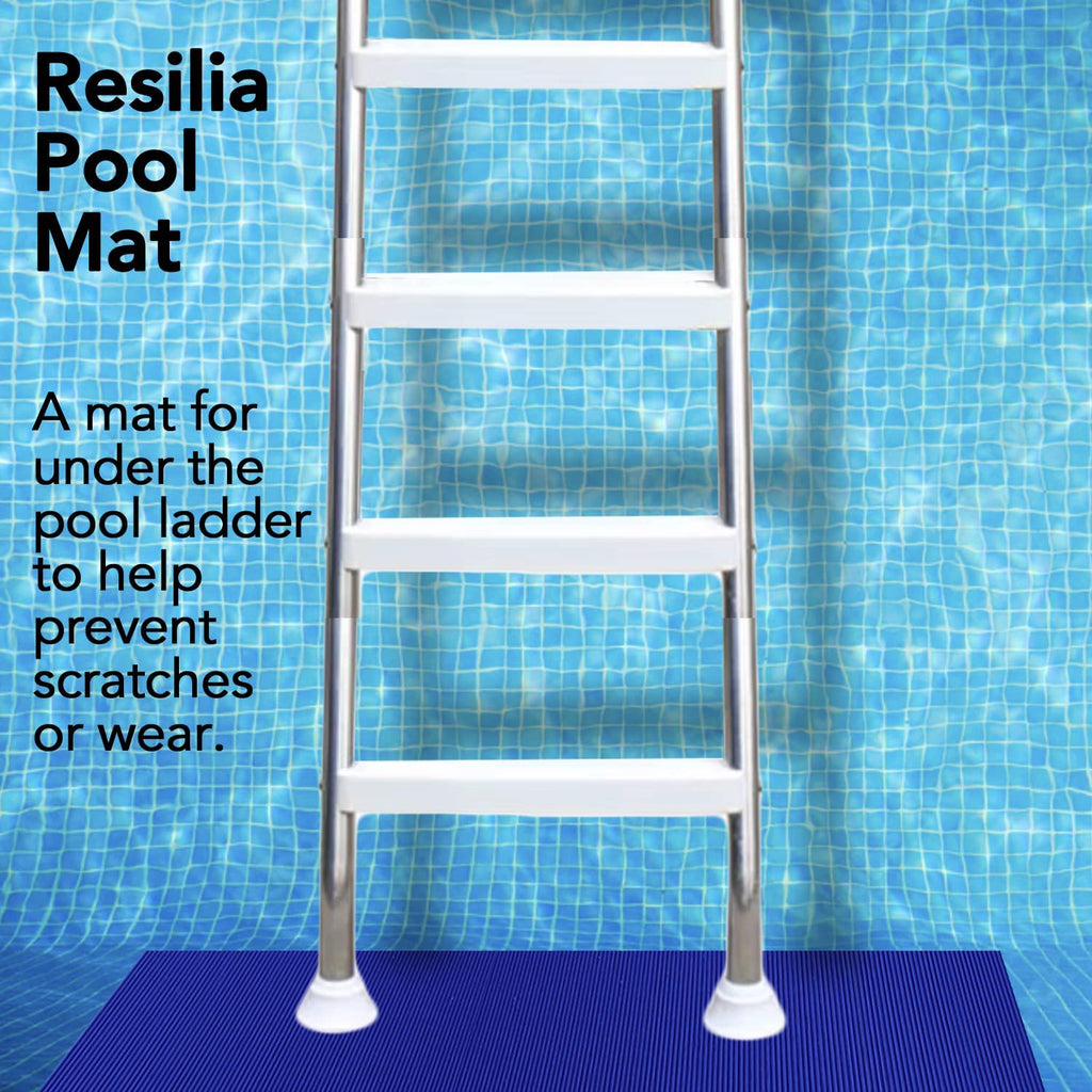 Resilia pool mat is a mat for under the pool ladder to help prevent scratches or wear