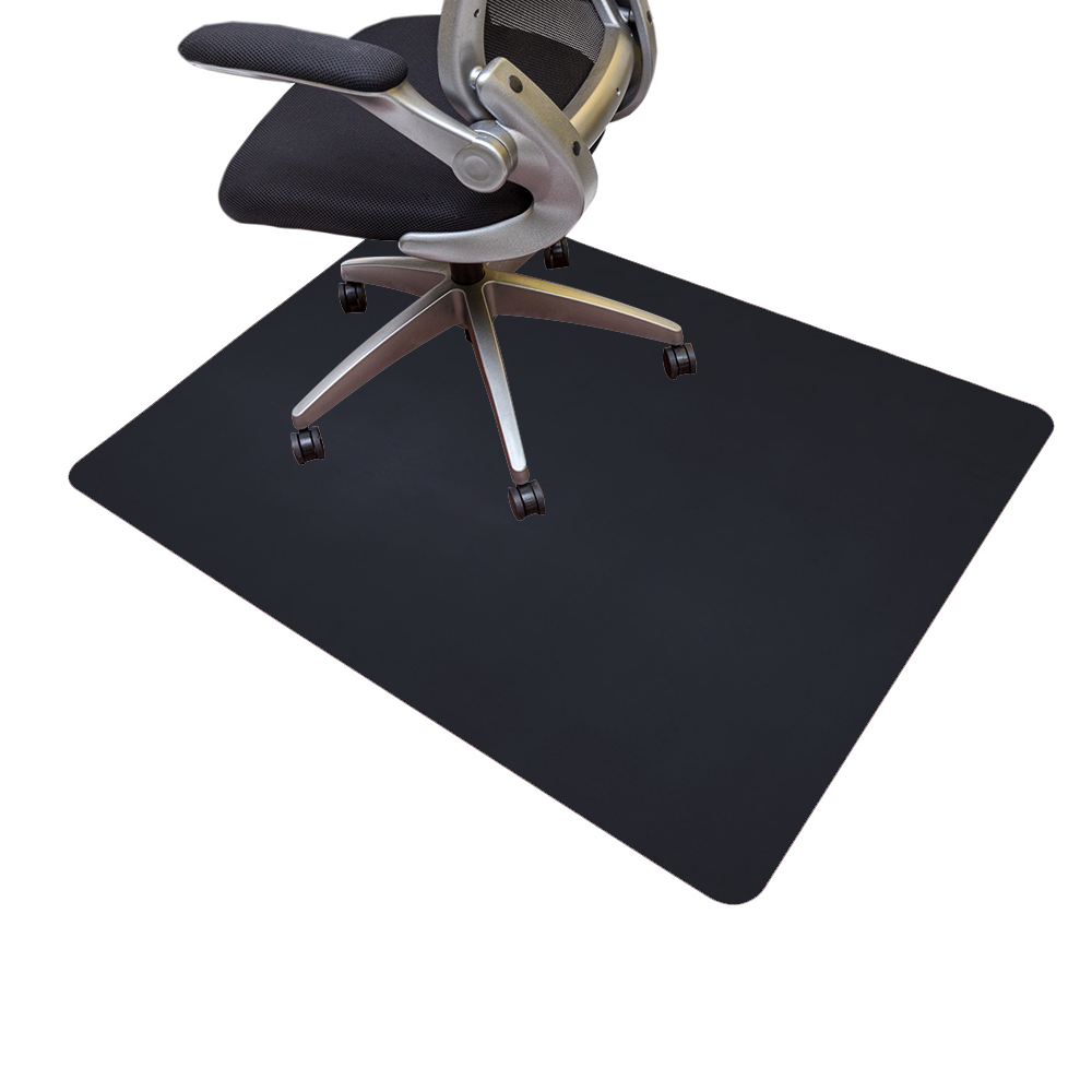 Resilia Office Desk Chair Mat - for Carpet (with Grippers) Black, 36 Inches x 48 Inches, Made in The USA