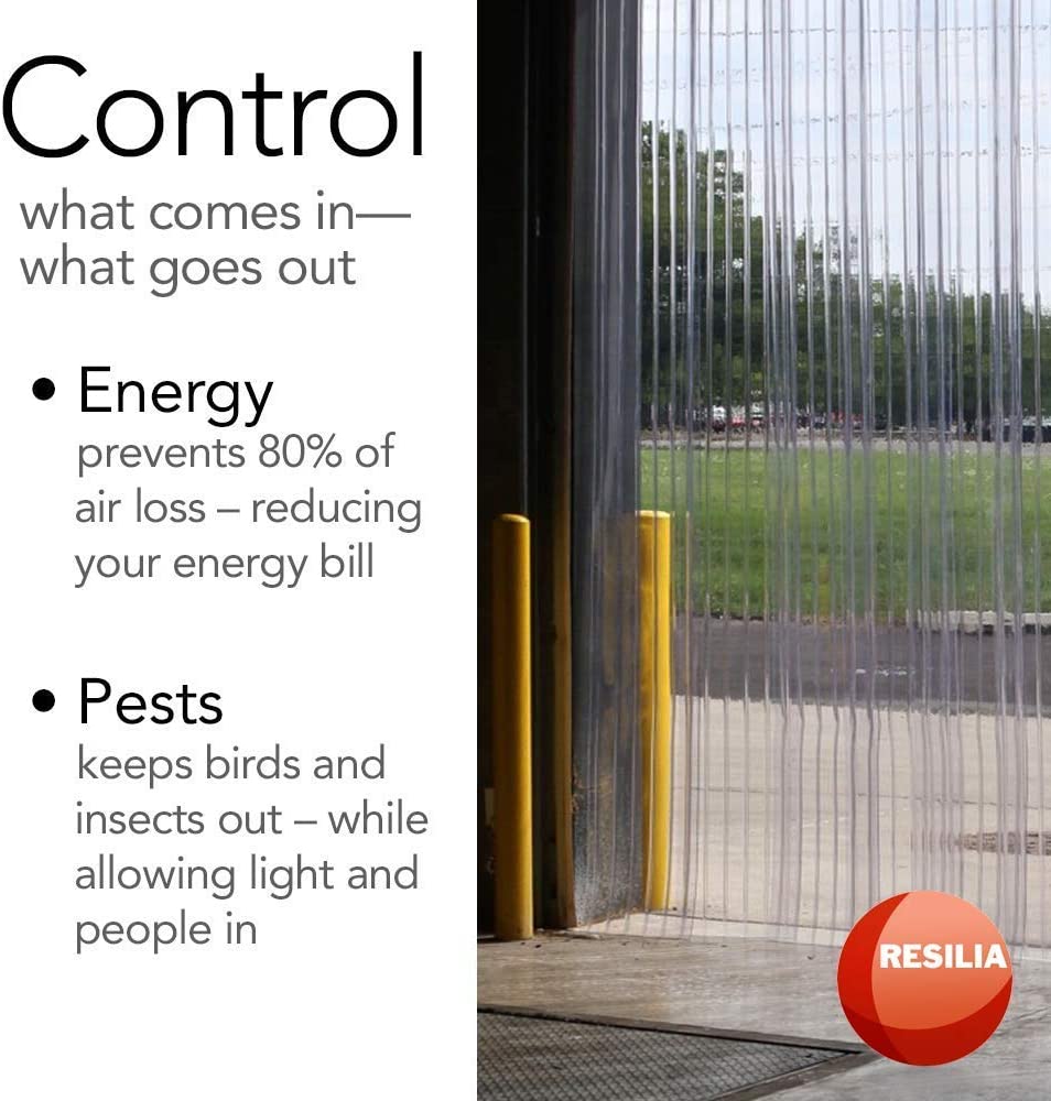 Control what comes in and what goes out. Prevents 80% of air loss reducing your energy bill. Also keep birds and insects out while allow light and people in