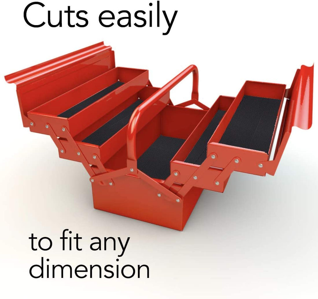 Tool box liner cuts easily to fit any dimension