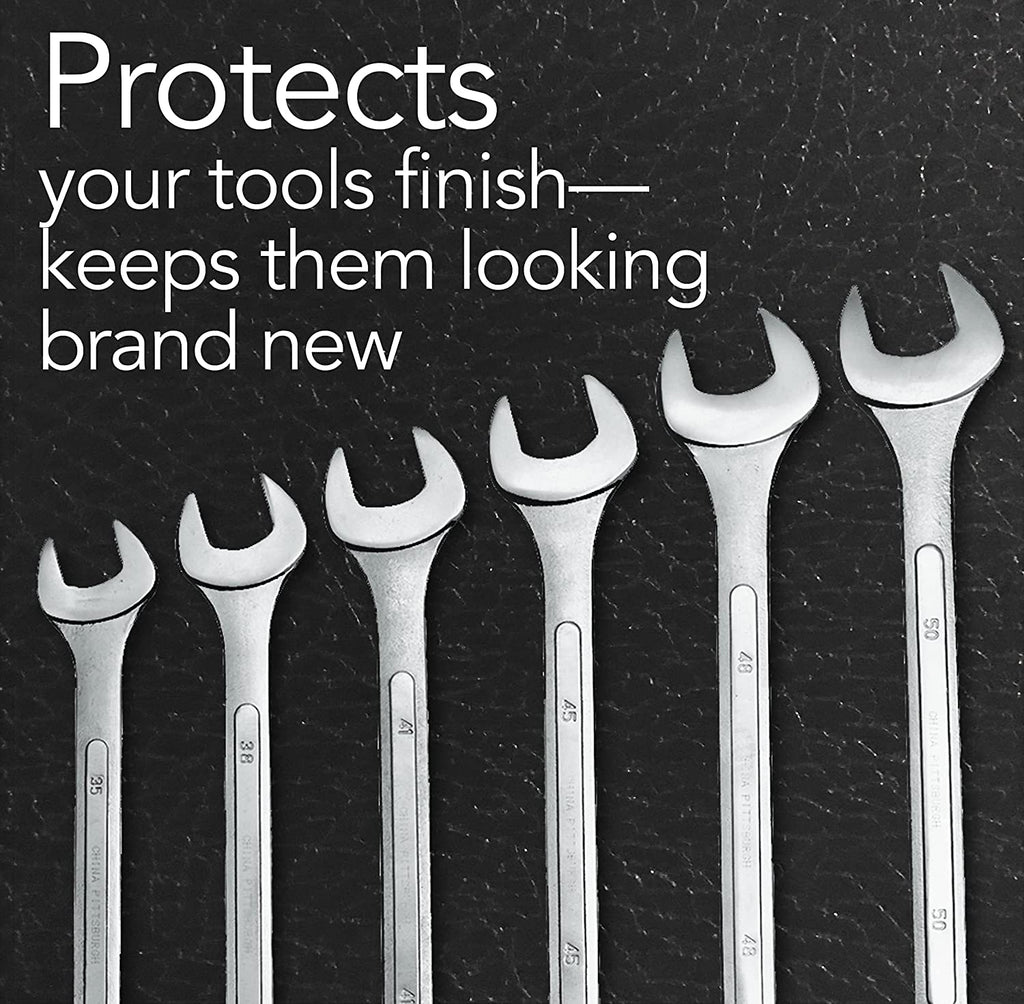 Protects your tools finish - keeps them looking brand new